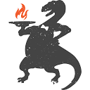 Dinosaur Bar-B-Que logo