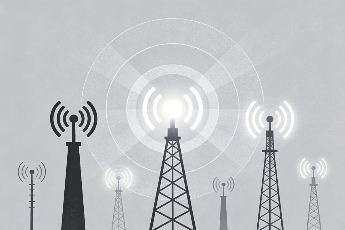 Technology detection pipeline showing DNS, HTTP headers, JS signatures, and historical data analysis