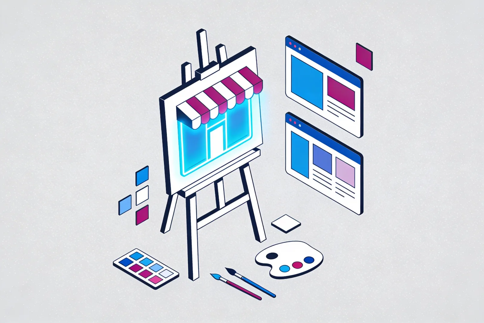 Shopify themes and design branding