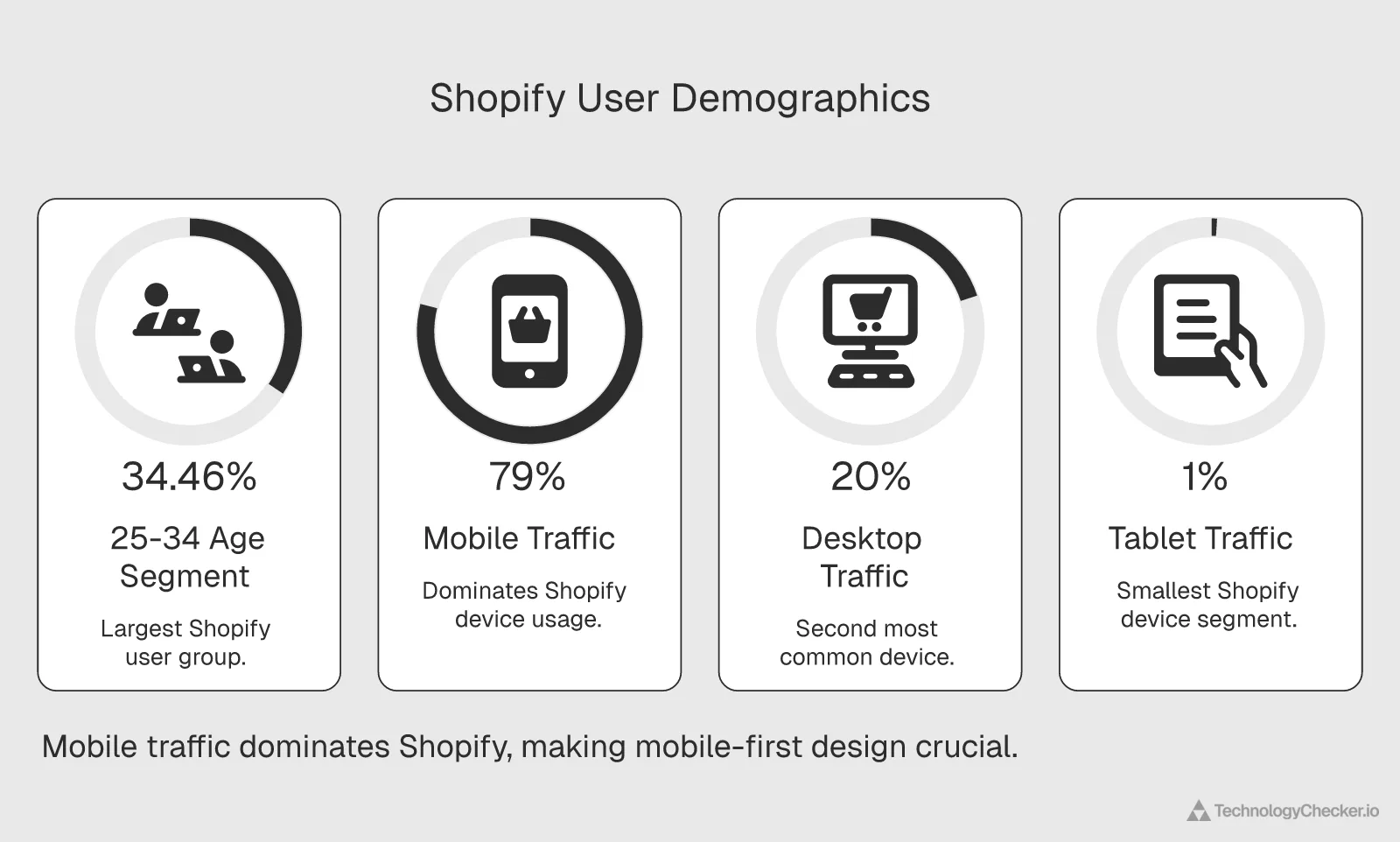 Shopify user demographics breakdown